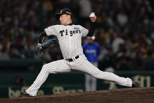 阪神対DeNA　阪神4番手の岩崎優（撮影・前田充）