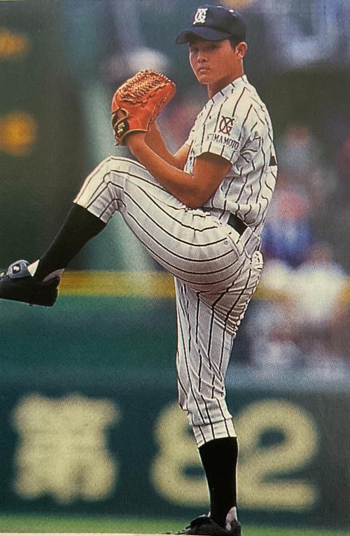 2000年春夏甲子園出場したときの九州学院のエース反頭一臣投手（当時3年）