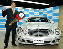 ２００７ヤナセ・ジャイアンツＭＶＰ賞を授賞した阿部（撮影・為田聡史）