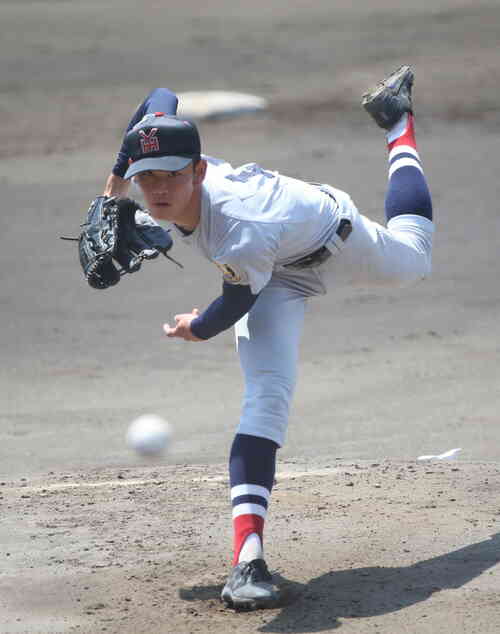 藤沢清流対横浜 先発したものの力が発揮できなかった横浜・及川雅貴投手(撮影・大友良行)