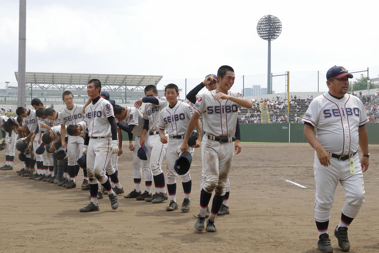聖望学園・坂本、肩落とし「勝ちたかった」／南埼玉 - 高校野球 : 日刊