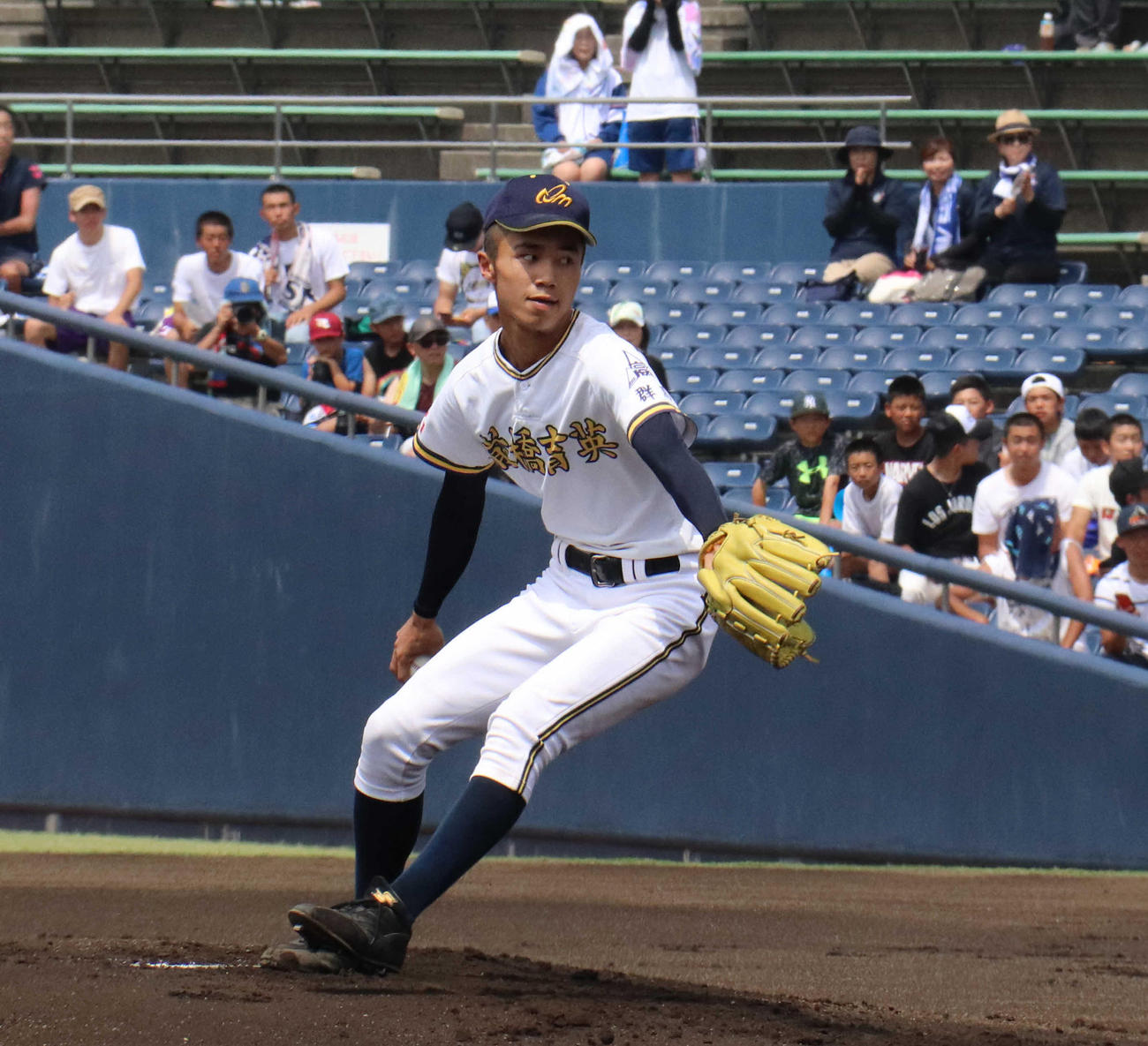 高崎健康福祉大対前橋育英　前橋育英先発の恩田