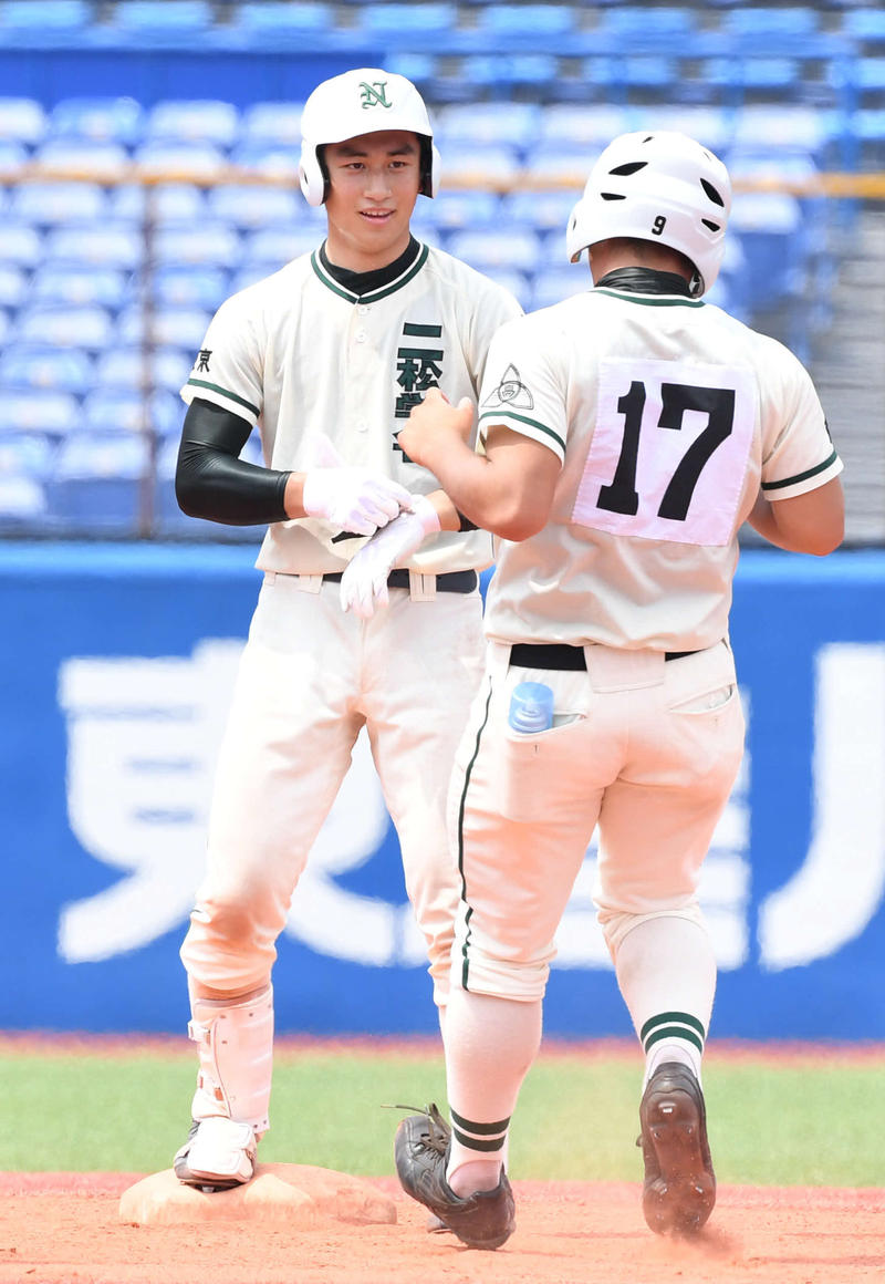 二松学舎大付４強スーパー１年生山田２点打 東東京 高校野球 日刊スポーツ
