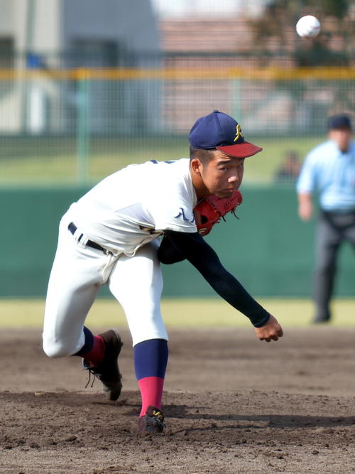 八戸学院光星対羽黒 先発した八戸学院光星・後藤(撮影・鎌田直秀)