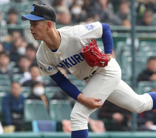呉対市和歌山　呉先発の沼田仁（撮影・上山淳一）