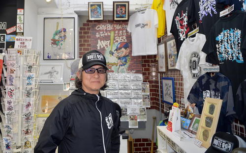 智弁和歌山・細川凌平外野手の夢を応援してきたビート魂ショップ松田武士さん（撮影・鎌田直秀）