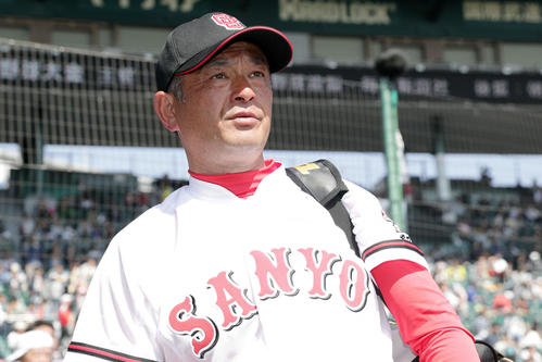 おかやま山陽・堤監督（2018年3月28日撮影）