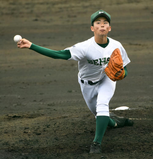 専大松戸・横山陸人投手（2018年5月19日撮影）