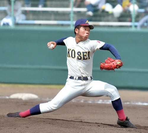 先発した八戸学院光星・後藤（撮影・鎌田直秀）