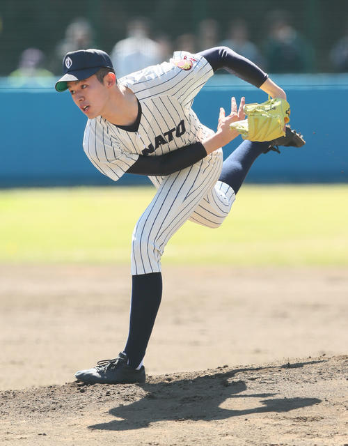 大船渡・佐々木朗希（2019年5月3日撮影）
