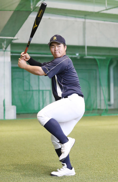 青森山田のおかわり君こと平野内野手（撮影・野上伸悟）