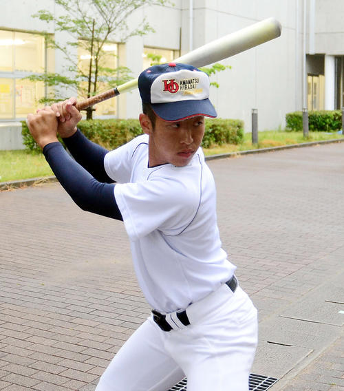 昨夏の雪辱を誓う浜松大平台の鈴木裕主将