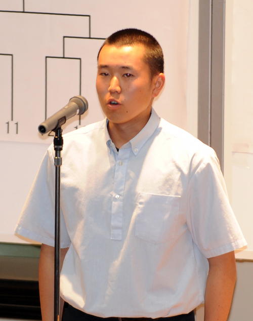 第2シード弘前学院聖愛の斎藤主将