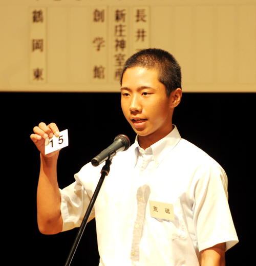9人野球で22年ぶりの初戦突破を目指す荒砥の渋谷主将