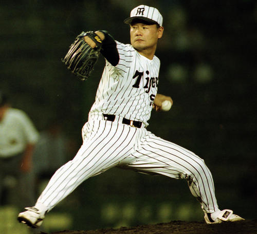 阪神時代の古溝克之氏（1998年6月3日撮影）