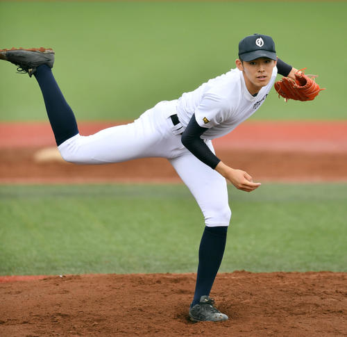大船渡・佐々木朗希（2019年6月30日撮影）