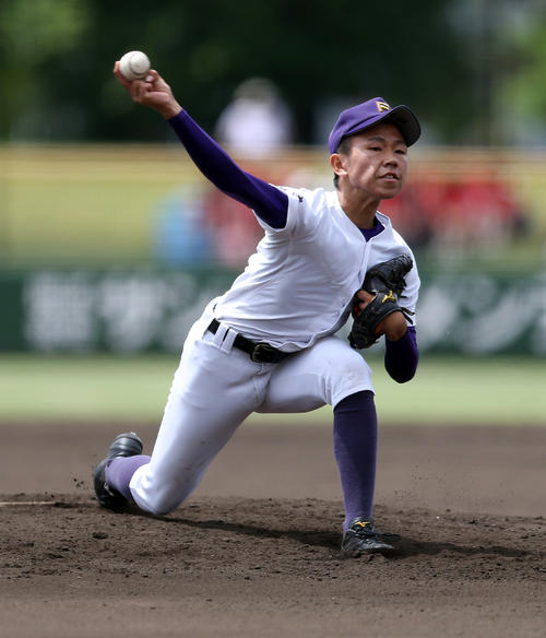 江戸崎総合対藤代　2番手の藤代・石川（撮影・大野祥一）