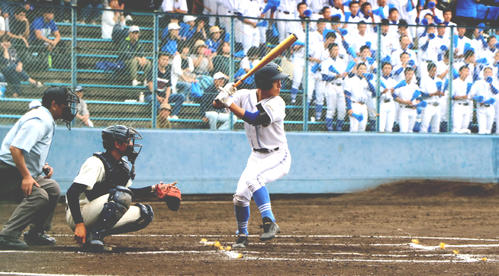 川越東対岩槻　川越東（埼玉）・大坪伶司（撮影・佐藤成）