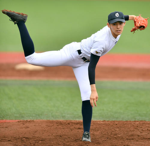 大船渡・佐々木朗希（2019年6月30日撮影）