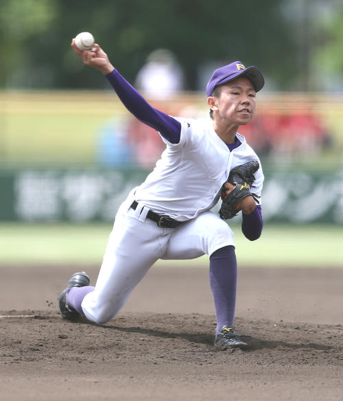 江戸崎総合対藤代　2番手の藤代・石川（撮影・大野祥一）