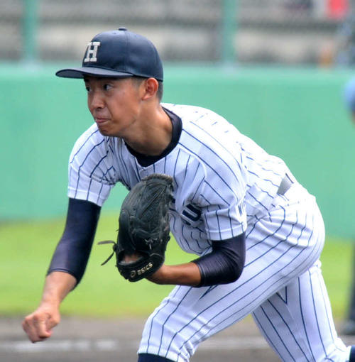 今夏初登板で、3回無失点、3奪三振と好投した北越・大野