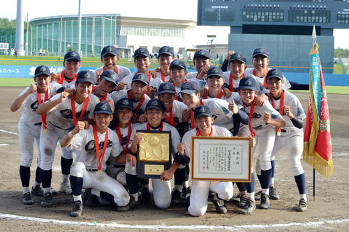 45年ぶりの甲子園出場を決めた秋田中央ナイン