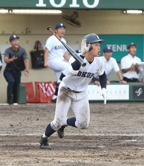 小倉工 高橋 柳田ばりスイングでサヨナラ打 福岡 高校野球夏の地方大会 日刊スポーツ
