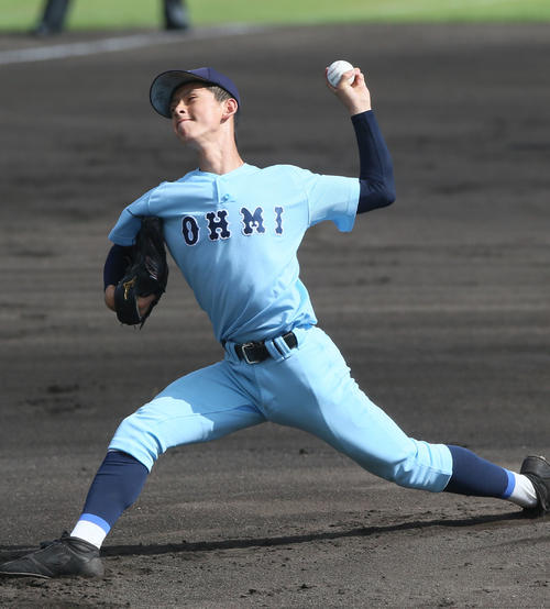 甲子園タオル　林　優樹 昨夏甲子園8強の近江が夏切符 林優樹が完封／滋賀 - 高校野球夏の地方