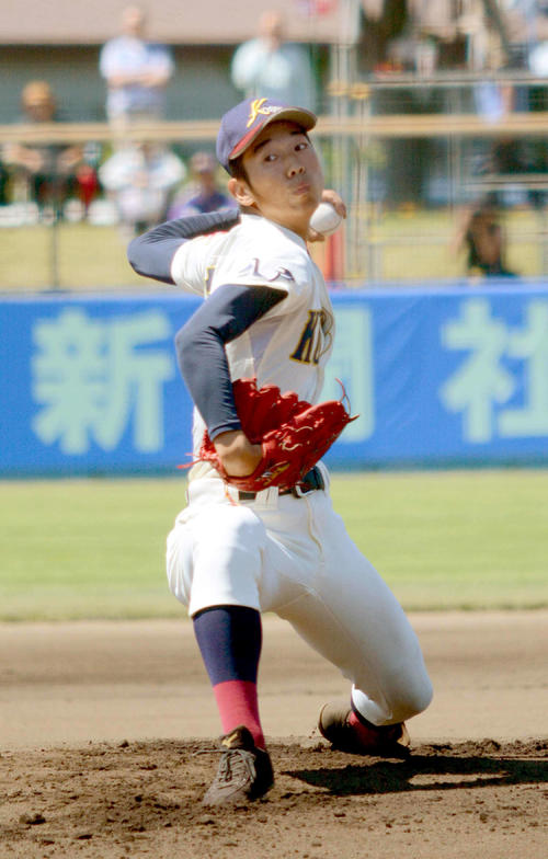 青森山田に完投勝利しチームに勢いをつけた八戸学院光星・横山