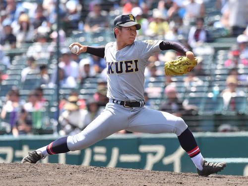 飯山対仙台育英　仙台育英3番手で登板する伊藤（撮影・上田博志）