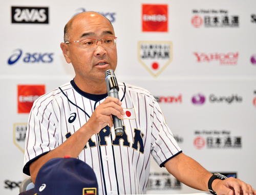 大会に向けて意気込みを語る永田監督（撮影・横山健太）