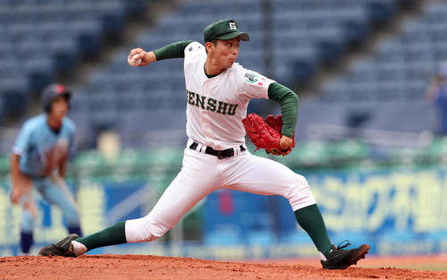 専大松戸・横山陸人（2019年7月13日撮影）