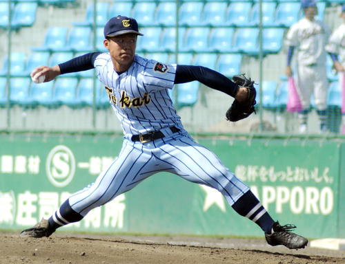 山形学院対東海大山形　東海大山形エース畑中は5安打完封で勝利に導く