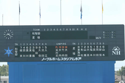 両チームスタメン（撮影・河田真司）