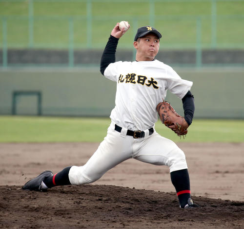 札幌日大・明田圭喬（2019年10月7日撮影）