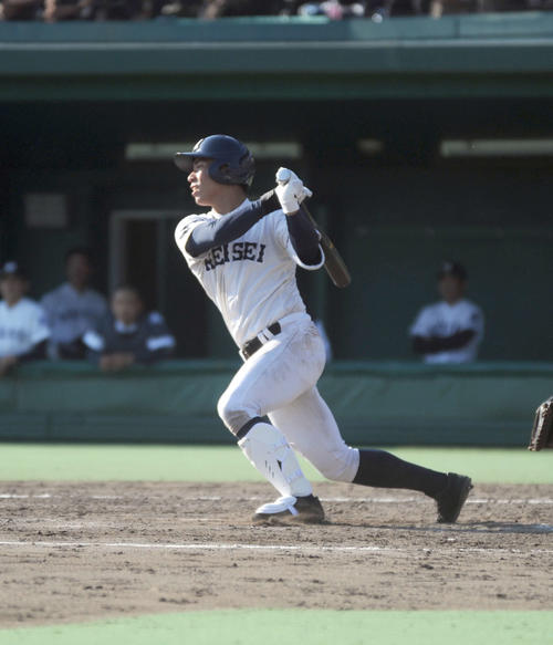2安打2打点の活躍で意地を見せた藤枝明誠の村松主将