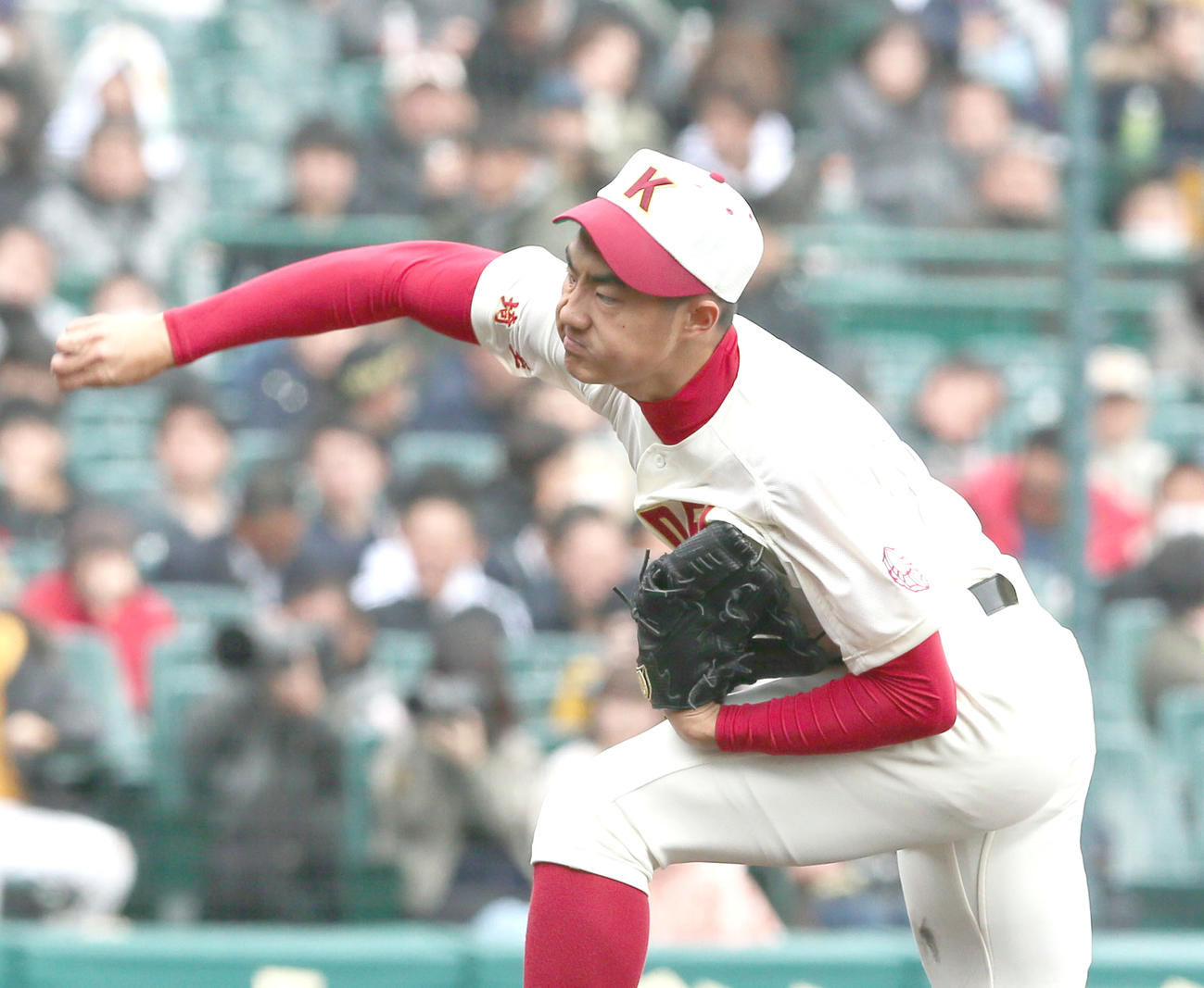 春日部共栄の村田賢一（撮影・上山淳一）