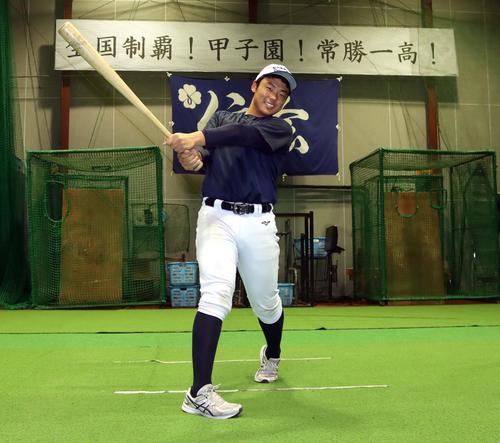 中大に合格した札幌第一の村田（撮影・永野高輔）