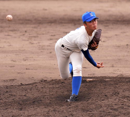 磐城のエース沖投手（19年9月24日撮影）