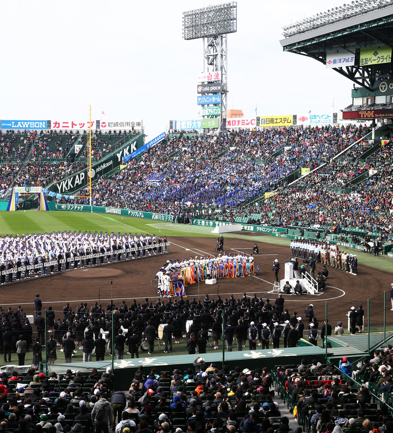 第91回センバツ高校野球大会開会式（2019年3月23日撮影）