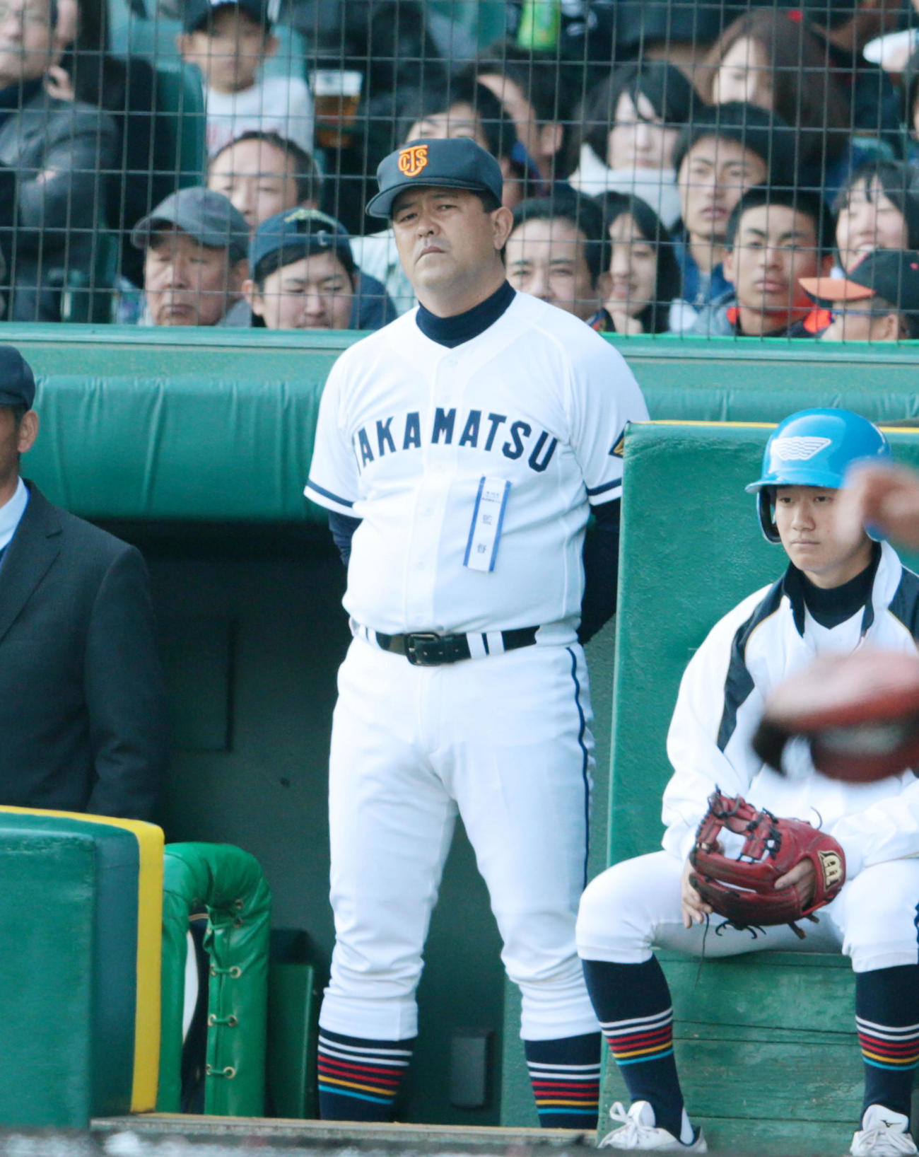 高松商の長尾健司監督（2016年3月28日撮影）