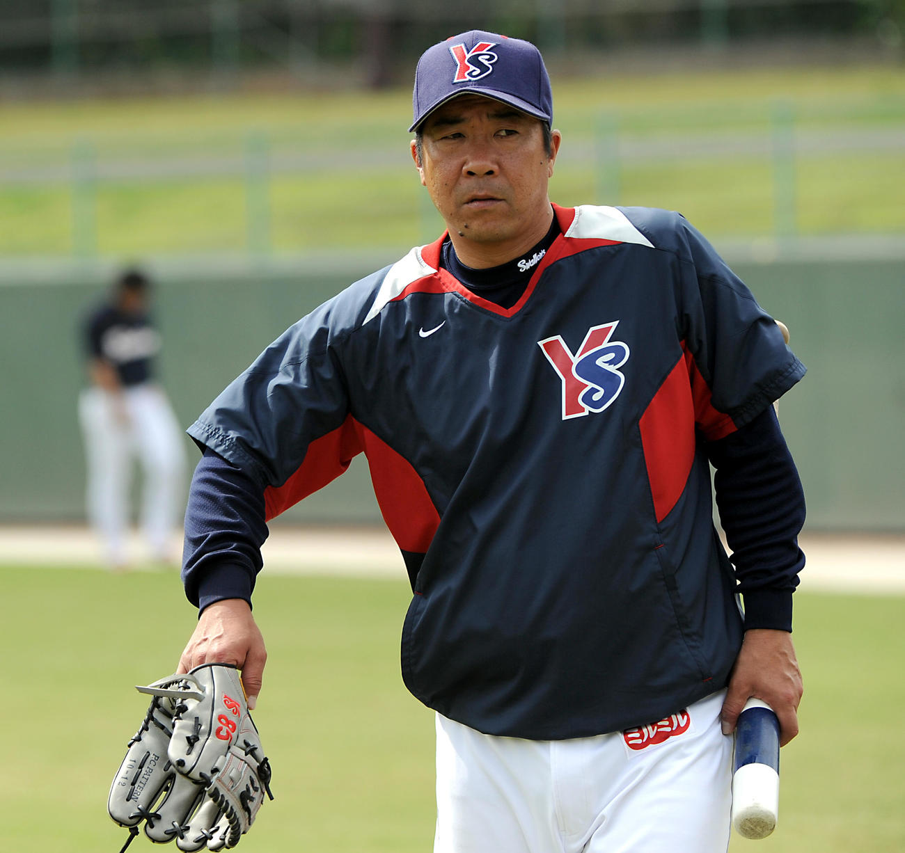 ヤクルトでコーチを務めた飯田哲也氏（2011年2月17日）