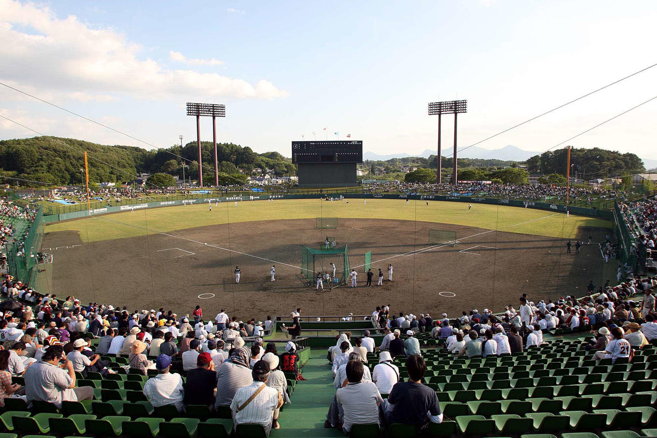会場予定の岩手県営野球場