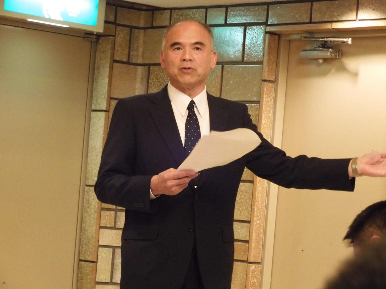 日本高野連の小倉好正事務局長（2019年11月29日撮影）