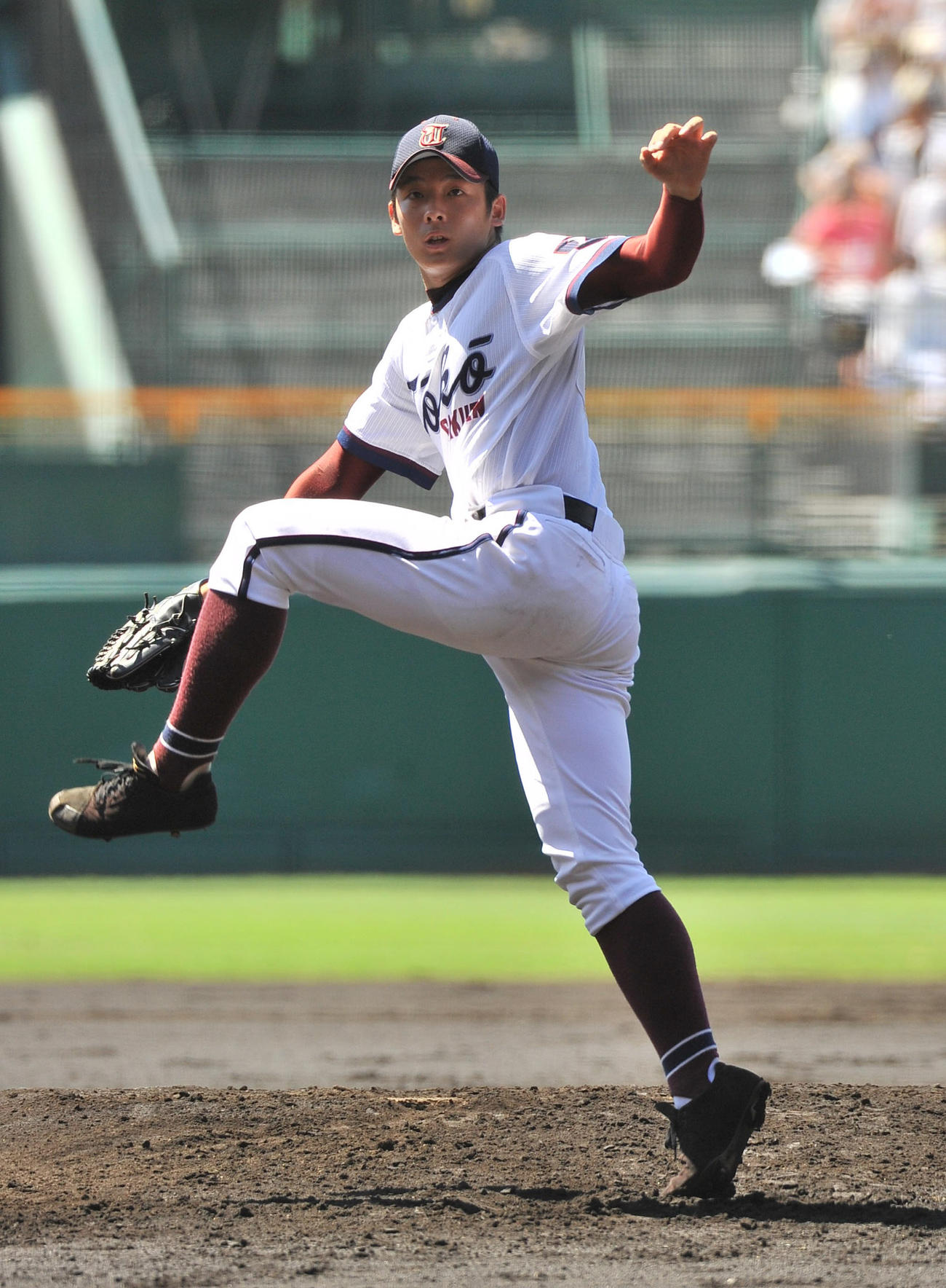 桐光学園高時代の松井裕樹（2012年8月19日撮影）