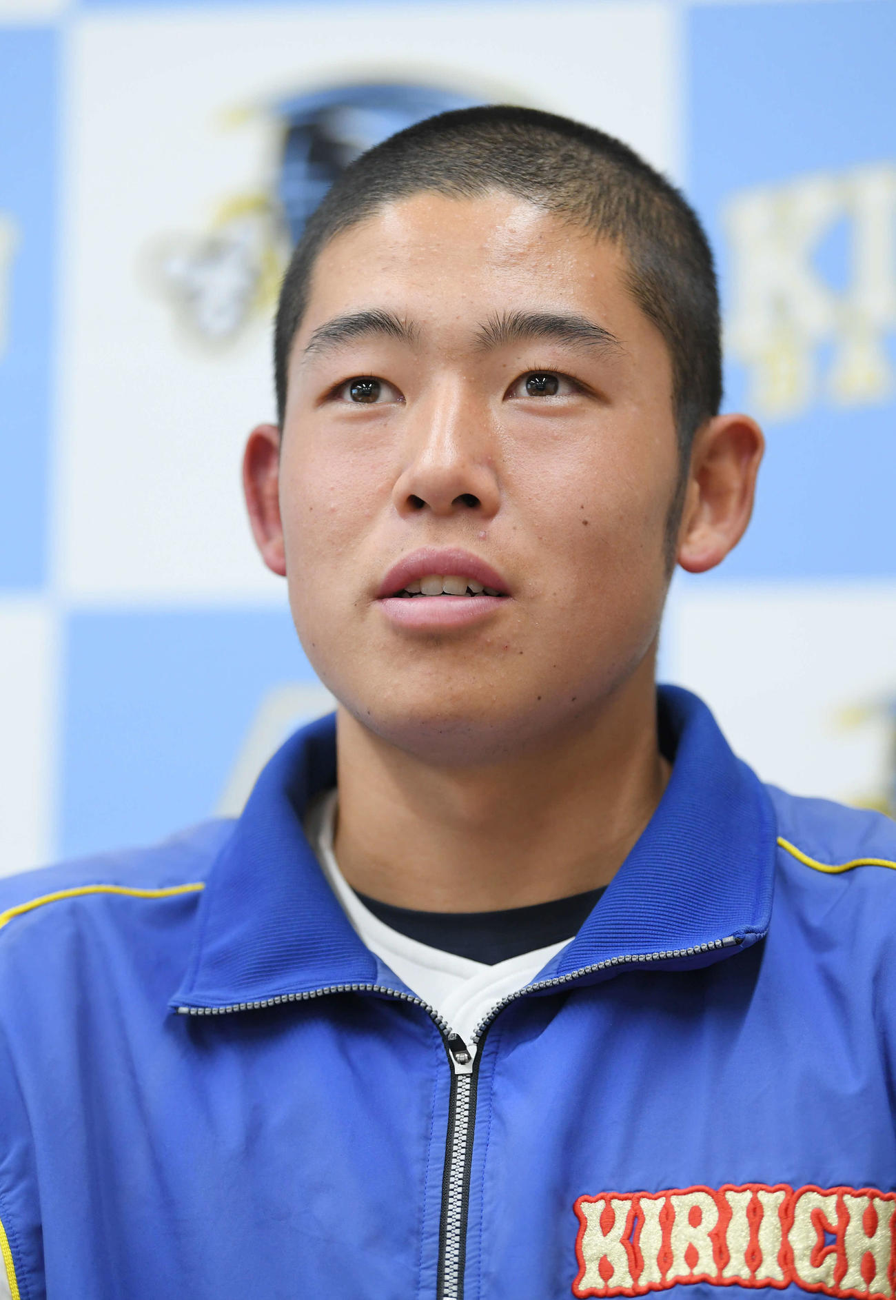 桐生第一・広瀬智也主将（2020年1月24日撮影）
