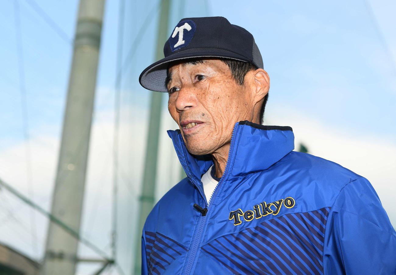 帝京・前田三夫監督（2020年1月24日撮影）