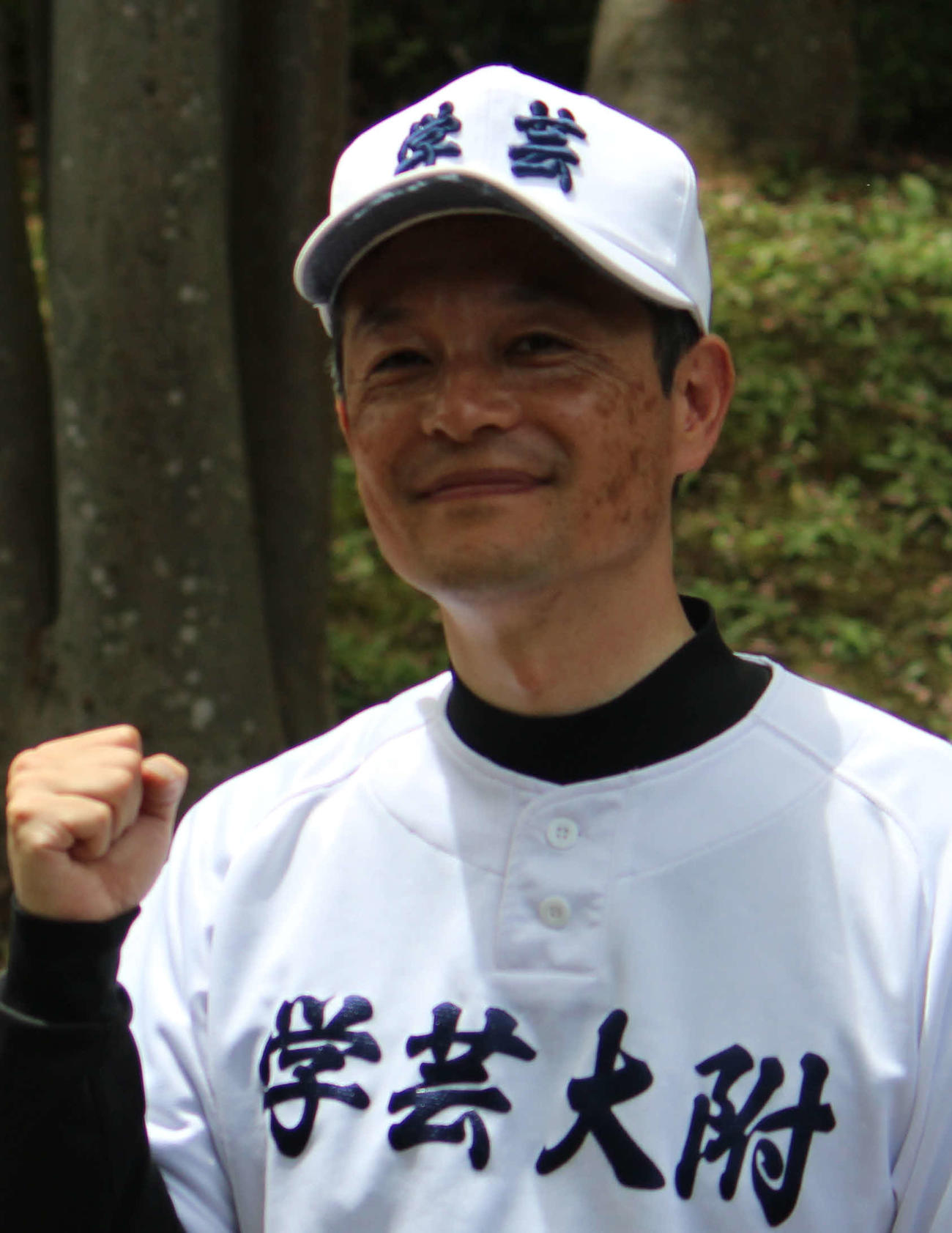 東学大国際中教校・池田正嗣監督（2018年7月8日撮影）