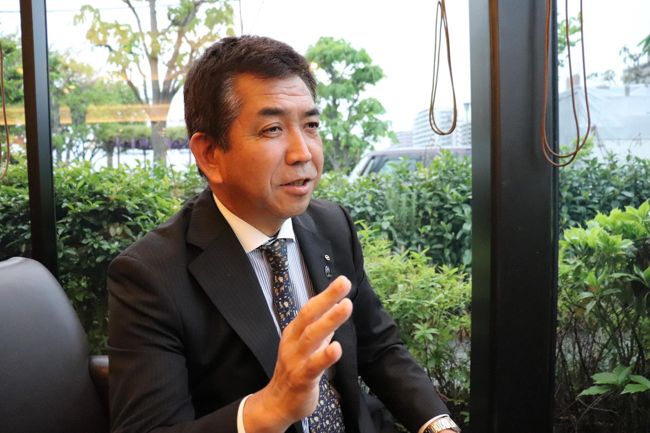 アジア野球連盟審判長の小山克仁氏（2019年4月26日撮影）