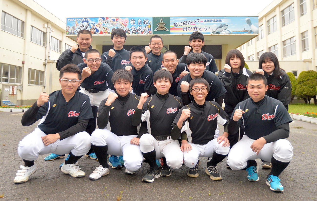 本州最北端から躍進に挑む大間の選手たち（撮影・鎌田直秀）